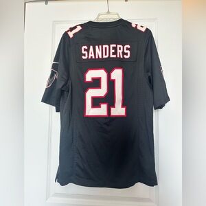 Dion Sanders size small men’s Atlanta falcons jersey Black Football Jersey